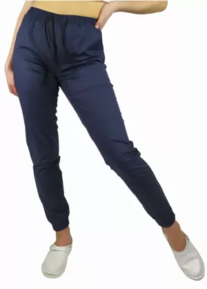 Zdravotnícke nohavice jogger premium - Tm.Modré