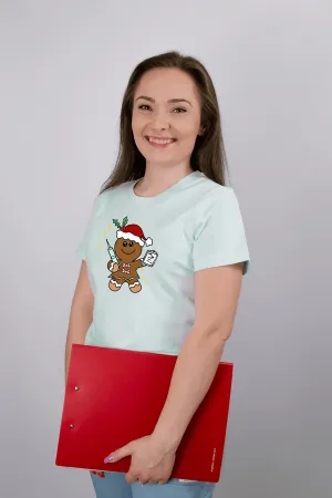 Zdravotnícke tričko Unidress-sestrička Perníková s injekciou