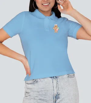 Dámska polokošeľa vianočný motív-  Perníček s tabletkou