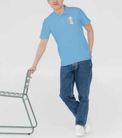 Pánska polokošeľa s potlačou- Pán Psíček