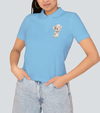 Dámska polokošeľa s potlačou- Pani Myšiakova