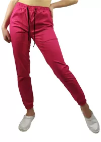 Zdravotnícke nohavice jogger premium - Ružové