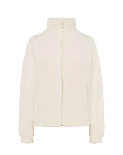 Dámska zdravotnícka flísová mikina-krémovo biela