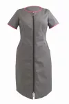 Zdravotnícke Šaty na Zips Sivé #1