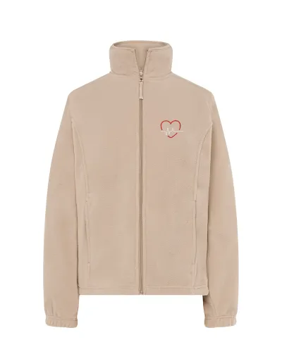 Zdravotnícka dámska flísová mikina Unidress- srdce s EKG