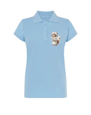 Dámska polokošeľa s potlačou- Pani Veverička