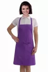 Kuchynská zástera cez hlavu Fialová #1