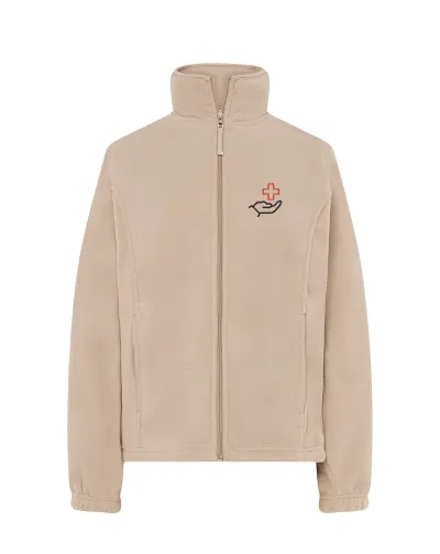 Zdravotnícka dámska flísová mikina Unidress-zdravotnícky kríž v ruke