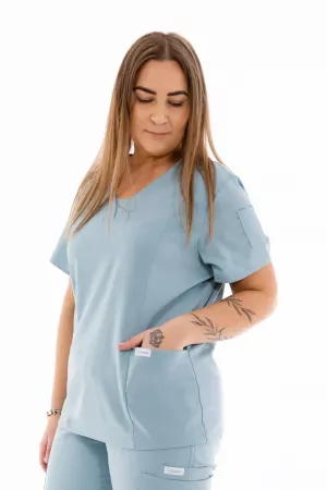 Zdravotnícka blúzka Unidress Basic-modrý oceán