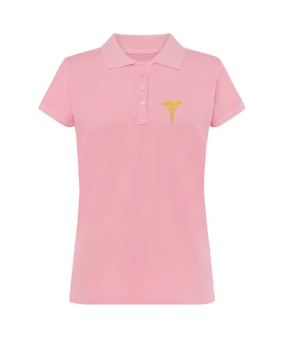 Zdravotnícka polokošeľa dámska s výšivkou Unidress- Caduceus