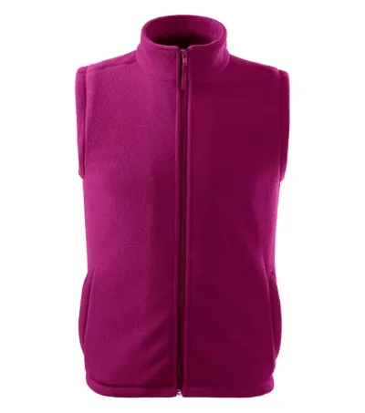 Zdravotnícka flísová vesta-fuchsia