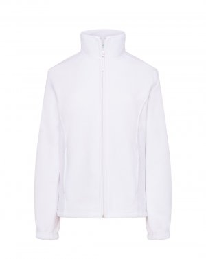 Dámska zdravotnícka flísová mikina-biela