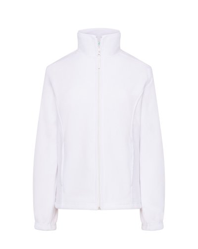 Dámska zdravotnícka flísová mikina-biela