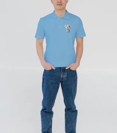 Pánska polokošeľa s potlačou- Pán Koala