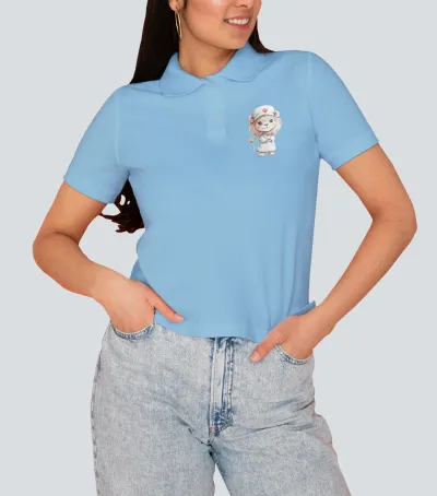 Dámska polokošeľa s potlačou- Pani Levová