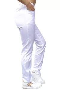 Zdravotnícke Nohavice Elastické Biele
