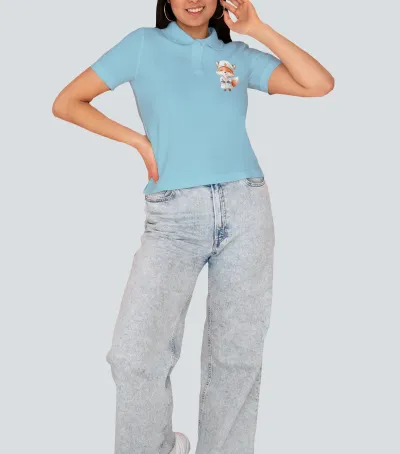 Dámska polokošeľa s potlačou- Pani Líška