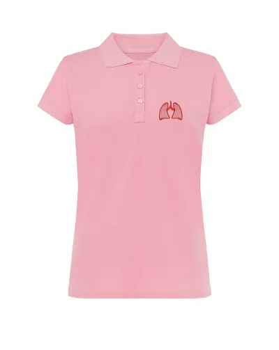 Zdravotnícka polokošeľa dámska s výšivkou Unidress-pľúca