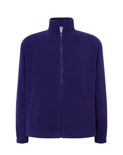 Pánska zdravotnícka flísová mikina- fialová