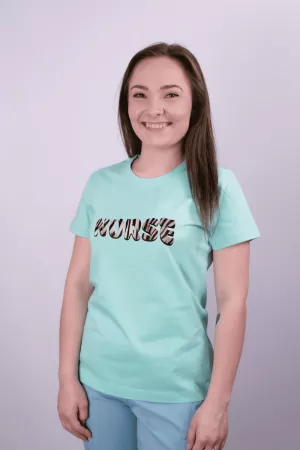 Zdravotnícke tričko Unidress-sestrička s nápisom zvierací motív