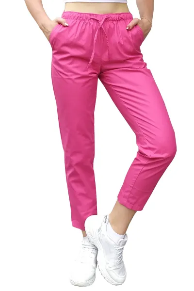 Zdravotnícke nohavice ružové