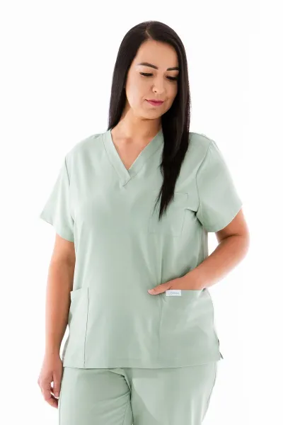 Zdravotnícka blúzka dámska Summer- ľadový mentol