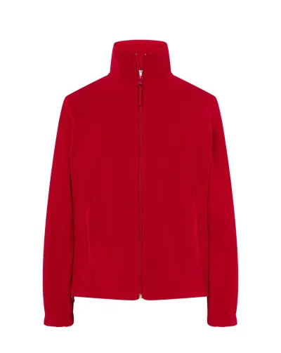 Dámska zdravotnícka flísová mikina-červená