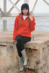 Dámska Fleecová bunda červená #2