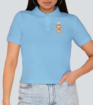 Dámska polokošeľa vianočný motív-  Perníček s rúškom