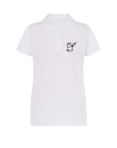 Zdravotnícka polokošeľa dámska s výšivkou Unidress- zdravotnícka starostlivosť