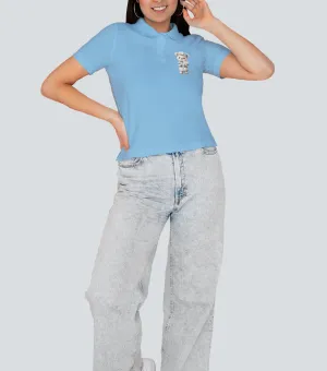 Dámska polokošeľa s potlačou- Pani Medvedica