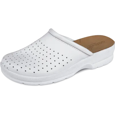 Dámske biele zdravotné šľapky Cerva