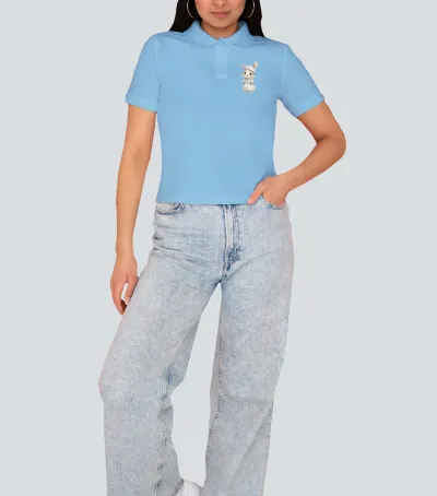 Dámska polokošeľa s potlačou- Pani Zajačica