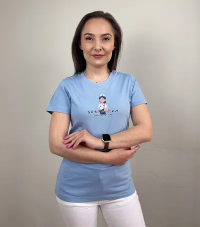 Zdravotnícke tričko Unidress- sestrička s nápisom