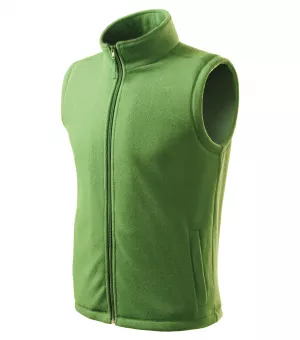 Fleecová vesta hrášková zelená