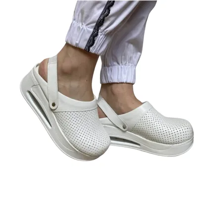 Zdravotnícka obuv s remienkom Terlik Sabo-Air biele