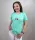 Dámske zdravotnícke tričko UNIDRESS – Vianočné labky pre veterinárky #3