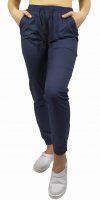 Zdravotnícke nohavice jogger premium - Tm.Modré #3