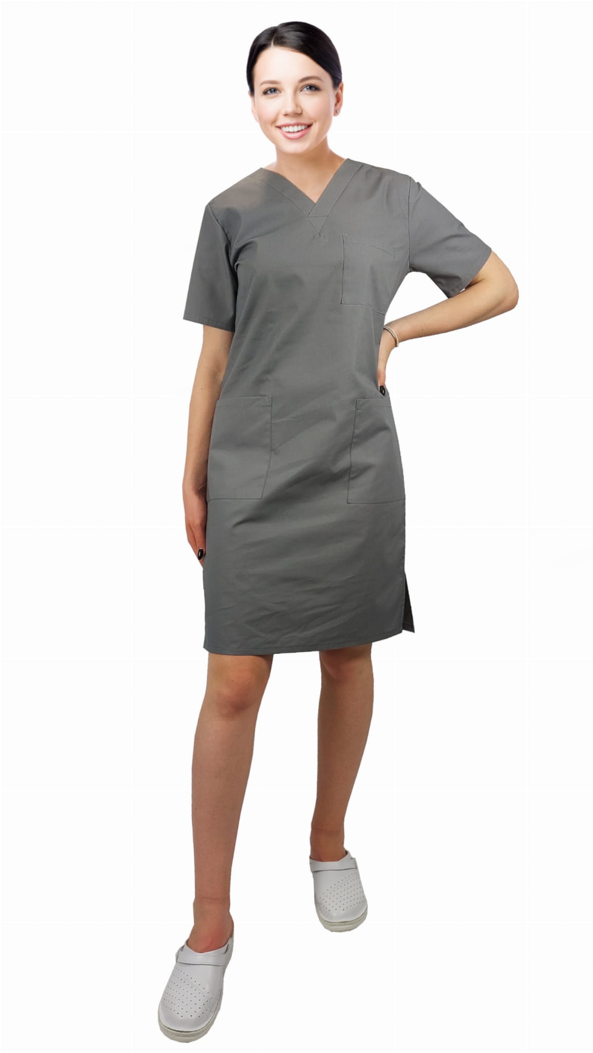 Zdravotnícke Šaty Sivé #2