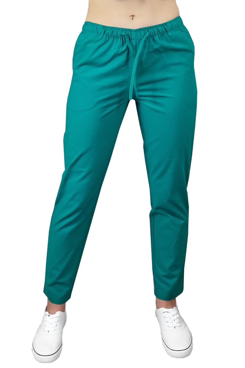Zdravotnícke dámske bavlnené nohavice-Zelené #1